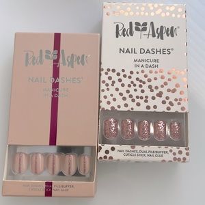 Red Aspen Nail Dashes - Set of 2